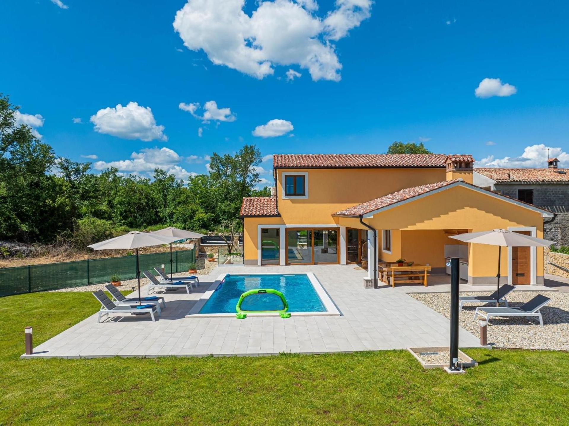 Villa Ana Lucija لابين الغرفة الصورة
